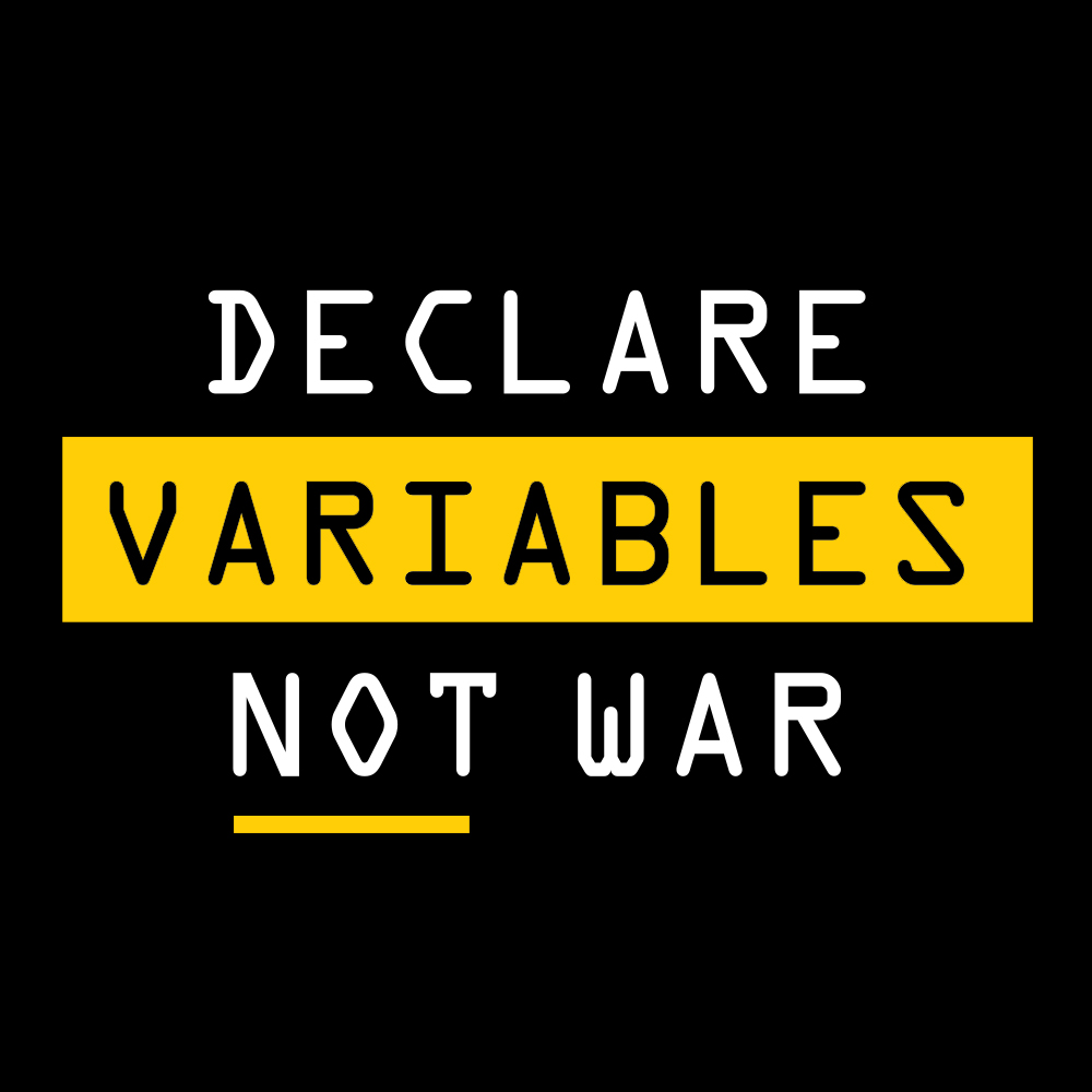Variable not found. Declare.